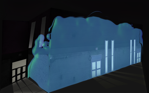 Bubble effect rising up